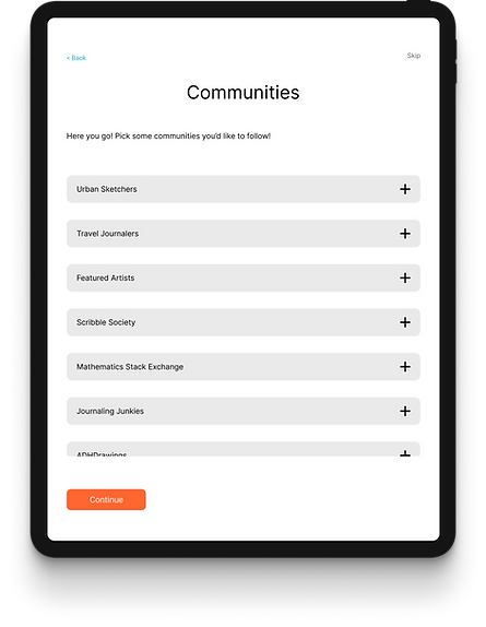 Community recommendations